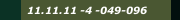 11.11.11 -4 -049-096